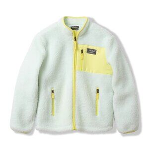 Eddie Bauer Kids Chilali Fleece Jacket Arctic Ice Mint Yellow Unisex XL 16 NWT